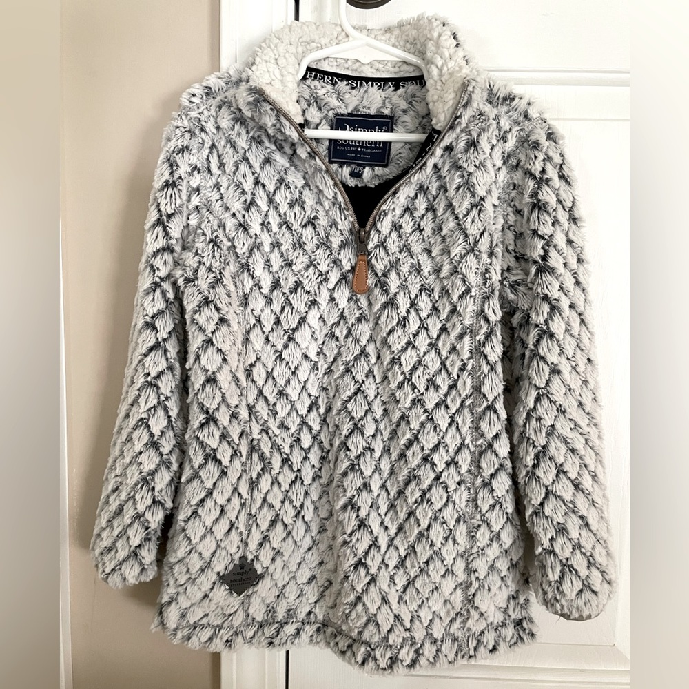 Girl’s simply southern half zip size YS